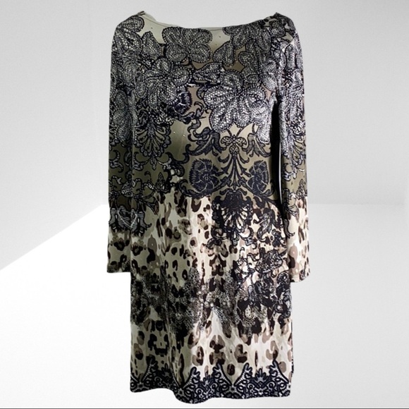 Style & Co. Dresses & Skirts - Style & Co long sleeve rhinestone dress M